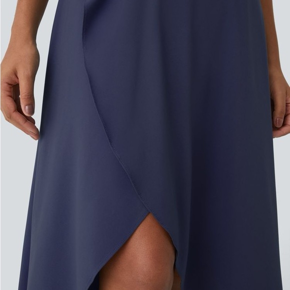 HALARA Breezeful High Waisted High Low Ruffle 2-in-1 MEDIUM Regular Maxi Skirt - Picture 4 of 10